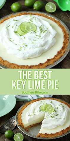 the best key lime pie is made with only three ingredients and it's ready to be eaten