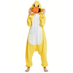 Délicat:Lavable,Lavage en Machine,Lavage à Sec et à l'Eau; Pour:Homme et Femme; Contenu:Pyjama Kigurumi; Types:Combinaison de Pyjamas,Tenues de nuit,Pyjama Kigurumi; Style:Déguisement drôle,Pyjamas; Élasticité:Micro-élastique; Style Kigurumi:Mignon et câlin,Caractéristiques; Groupe d'âge:Adulte; Motif:Animal; Personnage Kigurumi:Animal,Canard; Date de l'annonce:11/21/2023; Mode de production:approvisionnement externe Onsies Teens Cow Amazon, Adult Footie Pajamas, Costume Carnaval, Cute Lounge, Onesie Costumes