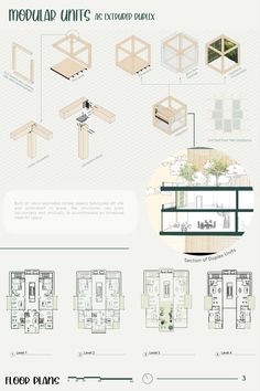 the floor plan for modular units