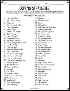 Worksheets For Adults, Coping Skills Activities, Dbt Skills, Mental Health Activities, Social Emotional Learning Activities, Learning Support, Counseling Activities