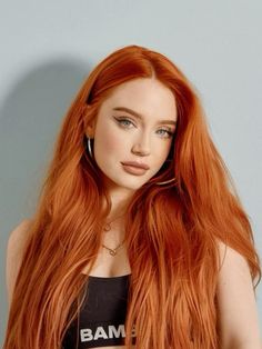 Haircuts For Long Red Hair, Copper Hair Bright, Level 8 Copper Hair, Hair 2025 Color, Colorful Hair Aesthetic, Ginger With Bangs, Red And Orange Hair Color