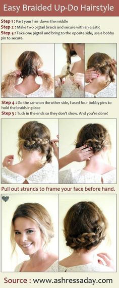 hair style for medium hair Updo Hairstyles Tutorials, Popular Haircuts, Work Hairstyles, Beauty Tutorials, Pretty Hairstyles