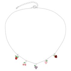 Shop our best-selling Fruit Basket Choker! We brought you the fruit jewelry craze and we can tell you it will never go away! Find your yummy gems with us. Fruit Jewelry, Basket Design, Necklace Chain Lengths, Jewelry Pins, Girly Jewelry, The Fruit, Wrap Rings, Fruit Basket, 18k Rose Gold