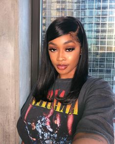 2000s Hairstyles Black Women, Black Hair 90s, 2000s Hairstyles, Miracle Watts, 90s Hairstyles, Hair Flip, Hair Laid, Long Black Hair, Hairstyles Black