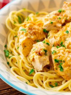 this is an easy chicken casserole recipe with noodles and parmesan cheese