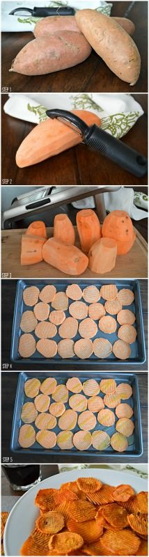 four pictures showing different stages of making baked goods in the kitchen, including carrots and bread