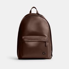 Our Hall is made for doing it all (just like you). This versatile backpack has space for a 16” laptop interior organization pockets and an exterior pocket for easy access to essentials. Featuring our Signature hardware and adjustable shoulder straps it’s crafted of our pliable lightest weight leather with a smooth soft finish. (Lighten up.) | Coach Hall Backpack - Maple Interior Organization, Signature Hardware, Men's Backpack, Paper Weight, New Handbags, Paper Weights, Easy Access, Shoulder Straps, Like You