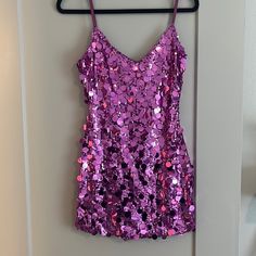 Boutique Sequin Dress. Never Worn. Purple Sequin Mini Dress, Sequin Mini, Sequin Mini Dress, Eras Tour, Boutique Dresses, Sequin Dress, Color Purple, Colorful Dresses, Sequin