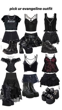 Cute Edgy Outfits, Mood Clothes, Kawaii Fashion Outfits, Easy Trendy Outfits, Whimsical Fashion, Streetwear Fashion Women, Swaggy Outfits, Alternative Outfits, Really Cute Outfits