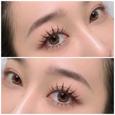 Lower Eyelash Extensions, Asian Eyelashes, Lashes Natural Look, Girly Makeup, Eyelash Extensions Styles