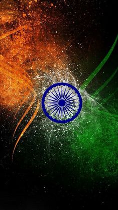 India National Flag, Independence Day, Flag, India, Stars, Green