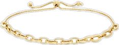 Elegant Adjustable Rolo Chain Bracelet, Adjustable Gold-tone Oval Link Bracelet, Modern Gold Bracelet With Adjustable Oval Link, Classic Oval Chain Bracelet With Adjustable Chain, Modern Adjustable Gold Bracelet With Oval Links, Adjustable Oval Link Bracelet With Polished Finish, Modern Adjustable Oval Link Gold Bracelet, Elegant Oval Rolo Chain Bracelet, Elegant Gold Oval Bracelet With Adjustable Chain