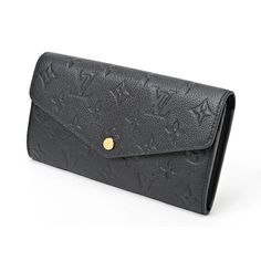 Used Louis Vuitton Louis Vuitton Portefeuille Sarah Long Flap Wallet M82257 Monogram Empreinte Noir (Black) S-155918 (Sku: Gzl135yb) === General === Brand : Louis Vuitton === Design === Type : Long Wallet (Bi-Fold) Gender : Women,Men Material : Monogram Empreinte Color : Black, Noir === Size === Size (Hxwxd) : 10.5cm X 19cm X 2cm / 4.13'' X 7.48'' X 0.78'' === Included Items === Accessories : None Accessories Notice : Before Purchasing, Please Refer To The Images Of The Accessories Included With Used Louis Vuitton, Louis Vuitton Accessories, Long Wallet, Black Pattern, Wallets For Women, Black Noir, Women's Accessories, Women Men, Coin