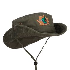 Maple Hiking Shoes Patched Hunting HatMade of 40% Polyester, 60% Cotton.Available in 3 sizes; M, L and XL.Fitted with an inner sweatband.Adult/Unisex.Crown measures 3 1/4 inches deep.Brim measures 2 1/2 inches wide.Hand washable.Imported.BUCKET Hiking shoes on maple embroidered patch is featured on the front side.Flexible crown.2 air circulation holes placed on both sides.Comes with an adjustable chin strap.Snap buttons on both sides of brim.Brim is flexible.Easy to pack.Our hiking shoes bucket Casual Khaki Hats For Hiking, Casual Breathable Bucket Hat For Hiking, Casual Khaki Bucket Hat For Hiking, Casual Hiking Sun Hat Cap, Casual Bucket Hat For Hiking, Casual Wide Brim Bucket Hat For Sports, Casual Khaki Bucket Hat, Casual Short Brim Bucket Hat For Hiking, Casual Brimmed Bucket Hat For Sports