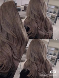 Korean Wavy Hair, Extreme Haircut, Haircut Transformation, Cool Brown Hair, Before And After Hair, Hair Styels