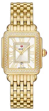 Elegant White Diamond Watch With Date Display, White Luxury Diamond Watch With Date Display, Luxury White Diamond Watch With Date Display, Classic White Diamond Watch With Date Display, White Diamond Watch With Date Display For Anniversary, Designer White Diamond Watch With Diamond Hour Markers, Gold Diamond Watches, Gold Platforms, Gold Case