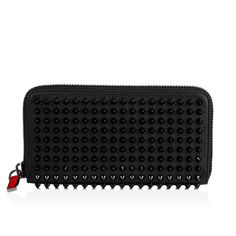 Christian Louboutin’s Panettone Wallet Features A Zip-Around Top With Signature Red Sole Pull Charm And Lining. A Practical And Distinguished Wallet Embellished With Matching Studs. 12 Credit Card Slots Four Flat Pockets -Two Bill Pockets One Zip Pocket *Box Included Designer Evening Wallet With Zipper Closure, Louboutin Bags, Red Louboutin, Zipper Wallet, Small Leather Goods, Online Bags, Long Wallet, Leather Goods, Embossed Leather