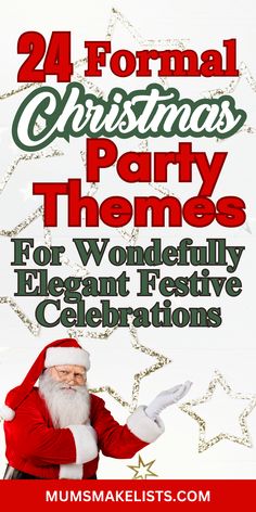 24 Formal Christmas Party Themes for wonderfully elegant festive celebrations