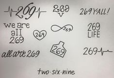 some writing on a white piece of paper with numbers and symbols written in black ink