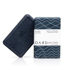 PRICES MAY VARY. POWERFUL EXFOLIATING SOAP: Purge skin of dead skin cells, sweat, bacteria, and excess oil with exfoliating Blue Charcoal, Volcanic Sand and Blue Green Algae. FEEL GOOD ABOUT WHAT YOU'RE PUTTING ON YOUR SKIN: Our Exfoliating Soap Bar is made with premium clean ingredients. It's Dermatologist tested and free of glycol, parabens, phthalates, sulfates, and animal cruelty. INGREDIENTS: Made with Blue-Green Algae Extract and Volcanic Sand. Blue Charcoal binds to dirt and sweat to keep Bar Soap Packaging, Mens Body Wash, Blue Green Algae, Man Bars, Charcoal Soap, Green Algae, Aluminum Free Deodorant, Exfoliating Soap, Soap Packaging