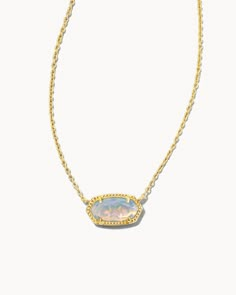 Elisa Gold Pendant Necklace in Rose Quartz | Kendra Scott Elisa Pendant Necklace, Kendra Scott Necklace Elisa, Shape Dress, Kendra Scott Elisa, Rose Gold Quartz, Kendra Scott Necklace