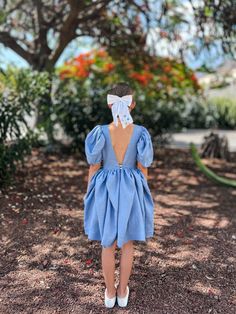 Dusty blue boho dress is fastened on the back of a zipper and 2 button. Elegant and romantic boho dress  is just perfect for wedding, for first birthday outfit and for photoshoot.  Our sizing based child's full height (from the head top to heels). Please check the size chart before you place your order. The size chart is the picture of the listing. ✅ Materials: linen (flax) - Oeko-tex 100 certified. ✅ Processing time: 1-3 business days. ✅ Recommendations for care: Hand wash in cold water (not mo Light Blue Bohemian Dress For Wedding, Light Blue Bohemian Wedding Dress, Blue Boho Dress, Boho Flower Girl, Toddler Flower Girls, Toddler Flower Girl Dresses, Guest Attire, First Birthday Outfits, Wedding Attire Guest