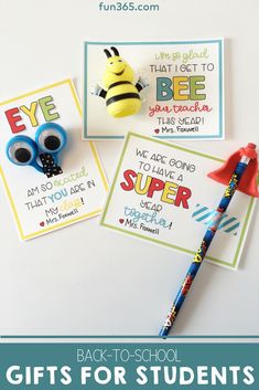 back to school gifts for students with free printables