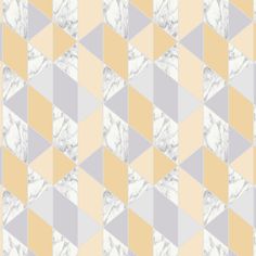 an abstract geometric pattern in yellow and grey