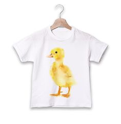 Cute Duckling T-shirt, Girl Animal Shirt, Baby Shower Gift, Duck Boy T-shirt Gift, Funny Kids Tee, Cute Birthday Shirt, Toddler tshirt *DETAILS ►Original design ►Printed in our own art studio ►Vibrant colors and super soft feel ►Premium 100% ring-spun cotton - ideal for sensitive skin ►Heat transfer process (not vinyl) ►Extra soft feel and very durable ►Eco-friendly inks, safety-approved inks ►Oeko-Tex Standard 100 certified ►All T-Shirts we use are WRAP certified ►Fit is generally true to size, if, in doubt, we recommend ordering a size up ►Please check the measurements before ordering *CARE INSTRUCTIONS To preserve the life of the print, please wash inside out on a low temperature and lay it flat to dry.  If necessary tumble dry on a low-heat setting *SIZE Kids- 2 years Kids- 4 years Kid Tshirt Details, Cute Ducklings, Baby Duck, Shirt Girl, Kids Graphic Tees, Cute Birthday, Animal Shirts, Kid Tees, Birthday Shirt