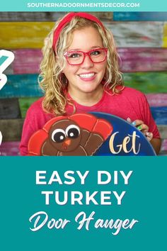 Get creative this Thanksgiving with a DIY turkey door hanger! 🎨 This easy tutorial walks you through the process of painting a festive design that will welcome guests in style. Turkey Door Hanger, Turkey Door, Diy Turkey, Diy Porch Decor, White Paint Pen, Plastic Tablecloth, Festive Design, Local Crafts