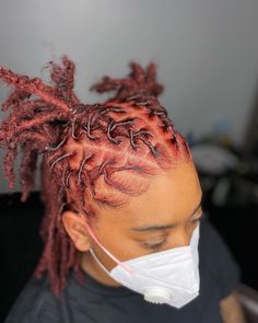 Locks For Black Women, Girl Loc Styles, Loc Styles For Short Hair Dreadlocks, Hairstyle Natural Hair, Loc Ideas, Dreadlocks Styles