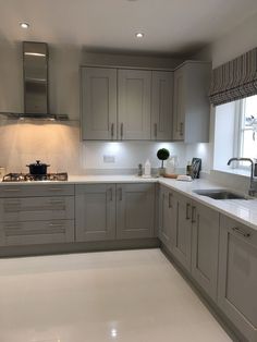 the kitchen is clean and ready for us to use in its new owner's home