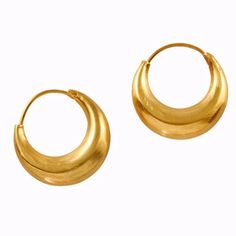 Gillian Conroy 18k Large Ruchi Hoops Earrings – Metier Hoops Earrings, Continuous Line, Recycled Gold, Dream Jewelry, Gold Hoops, Shoe Size Chart, Womens Clothing Sizes, Gold Hoop, Gold Hoop Earrings