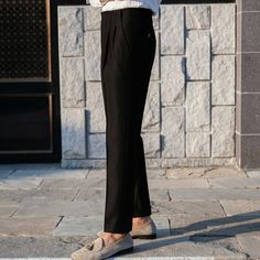 Slim Fit Ankle-length Dress Pants For Fall, Fall Business Slim Fit Bottoms, Slim Fit Business Pants For Fall, Business Slim Fit Pants For Fall, Fall Business Slim Fit Pants, Slim Fit High-waisted Dress Pants For Fall, Slim Fit Semi-formal Pants For Fall, Business Casual Slim Fit Ankle-length Dress Pants, Elegant Tailored Dress Pants