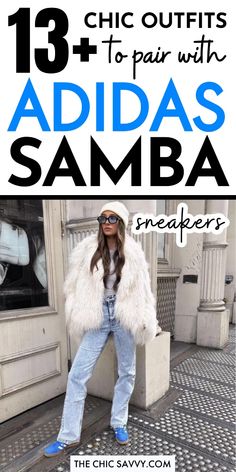 Adidas Samba sneakers come in a variety of colors and styles, making them perfect for mixing and matching with anything in your wardrobe. Here are some of my favorite Adidas Samba Sneaker outfits that you can easily recreate. Whether it's summer, spring, or winter, find inspiration for casual, street style, and chic looks featuring white, black, green, and OG Adidas Sambas. Elevate your style with these versatile and trendy Adidas Samba outfit ideas. # SneakerOutfits #adidassambasoutfits #adidassambaoutfitwomen #adidassambaoutfitsummer #adidassambaoutfitspring #adidassambacasual #adidassambastreetstyle #adidassambawinter #adidassambablack #adidassambaog #adidassambagreen #adidassambawhite