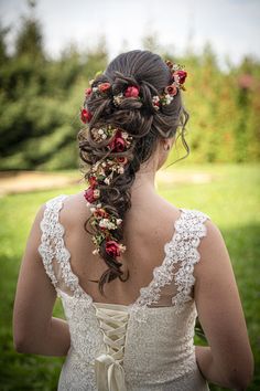 Hair Garland Wedding, Bridal Garland, Flower Garland Hair, Flower Hair Pins Wedding, Textile Flowers, Floral Hair Wreath, Flower Headpiece Wedding, Floral Wedding Hair, Vintage Curls