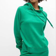 A Relaxed Fit, Crop-Length Hoodie. Made With A French Terry Fabrication, It's The Perfect Blend Of 75% Cotton And 25% Modal, Creating An Extra (Extra) Soft Feel. Color: Jade Pair With Luna Sweatpants Sporty Loungewear, Color Jade, Camo Sweatshirt, Raglan Pullover, Spiritual Gangster, Pink Sweatshirt, Crop Sweatshirt, Graphic Crewneck Sweatshirt, Womens Sweatpants