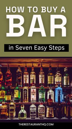 How to Buy a Bar in Seven Easy Steps Sba Loans, Letter Of Intent, Agaves, Signature Drinks, Sports Bar, Easy Steps, Easy Step