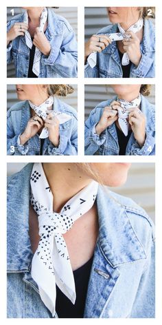 How To Wear Bandana, Tie A Bandana, Styles Korean, Bandana Outfit, Shorthair Hairstyles, Scarf Outfit