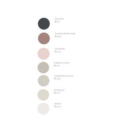 the color palette is shown with different shades and colors for each type of paint scheme