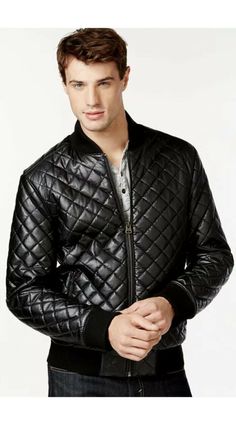 LEVIS DIAMOND QUILTED FAUX LEATHER JACKET  MEN'S LARGE BLACK NEW WITH TAGS GORGEOUS QUALITY  RETAILS FOR $200.00   PRIORITY SHIPPING / TRUSTED SELLER      PERFECT GIFT FOR FALL OR HOLIDAYS Trendy Leather Jacket With Padded Collar, Luxury Quilted Leather Jacket With Long Sleeves, Levi's Leather Jacket For Winter, Levi's Leather Long Sleeve Outerwear, Luxury Quilted Outerwear For Streetwear, Casual Levi's Leather Jacket, Levi's Leather Jacket For Fall, Luxury Quilted Outerwear For Spring, Luxury Quilted Spring Outerwear