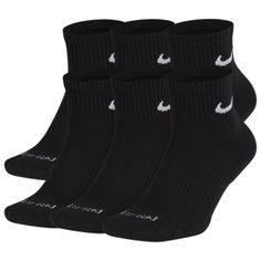 Tags will be included for the purchase of 3 and 6 pairs pack. They will not be included for the purchase of 1 pair. Ankle Training, Quarter Socks, Clothing Wishlist, Nike Socks, Athletic Training, Sock Packs, Men's Socks, Athletic Socks, Band Workout