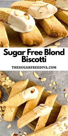 this sugar free blond biscotti is so easy to make