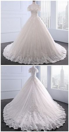 wedding dress with off the shoulder and sleeves