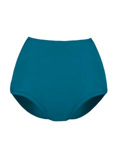 These High Waist Dance Briefs are made from high quality nylon/spandex. They’re great for show choir, dance, and cheer! They provide full coverage and you won't see skin when they spin. Please Note: Brief sizing is not the same as typical sizing. Check measurement chart to ensure you are purchasing the correct size. Features: Rise reaches small of waist Modest leg opening stays in place Hooks over dress hanger w/ loop Comfortable and durable elastic Fitted Blue Swimwear With Smoothing Feature, Fitted Blue Smoothing Swimwear, Fitted Blue Swimming Bottoms, Blue Stretch Bottoms With Smoothing Detail, Blue Stretch Smoothing Bottoms, Blue Micro-elastic Nylon Bottoms, Blue Fitted Seamless Bottoms, Blue Fitted Swimwear For Training, Stretch Nylon Dancewear Bottoms