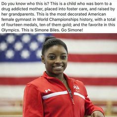 an image of a woman in front of the american flag and text that reads, do you know who this is?