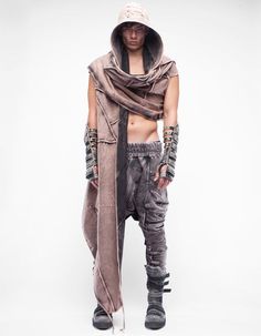 Desert Aesthetic Fashion, Desert Outfit, Cochella Outfits, Rave Fits, Desert Fashion, Hooded Robe, Concept Clothing, Set Outfits