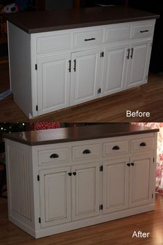 before and after pictures of kitchen cabinets