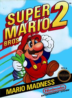 an advertisement for the nintendo game super mario 2, which is being advertised by ebay