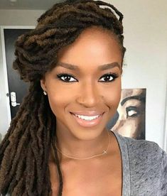 Loc Hairstyles, Faux Locs Hairstyles, Updo Styles, Dread Hairstyles, Dreadlock Hairstyles